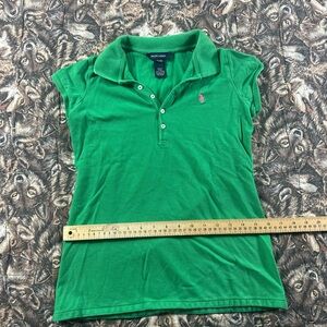 Ralph Lauren Green Button Down Shirt for Women